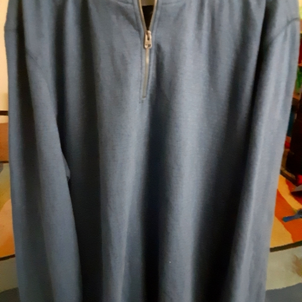 Calvin Klein Jean's brand 1/2 zip shirt XXL EEG navy blue